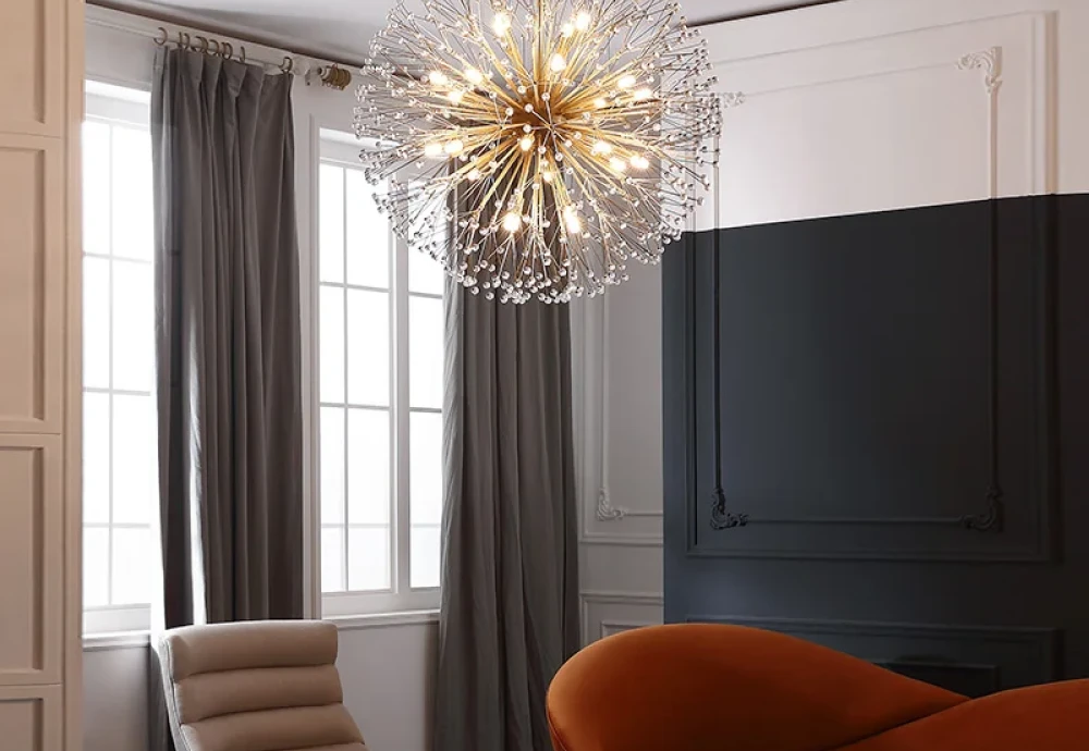 clean crystal chandelier