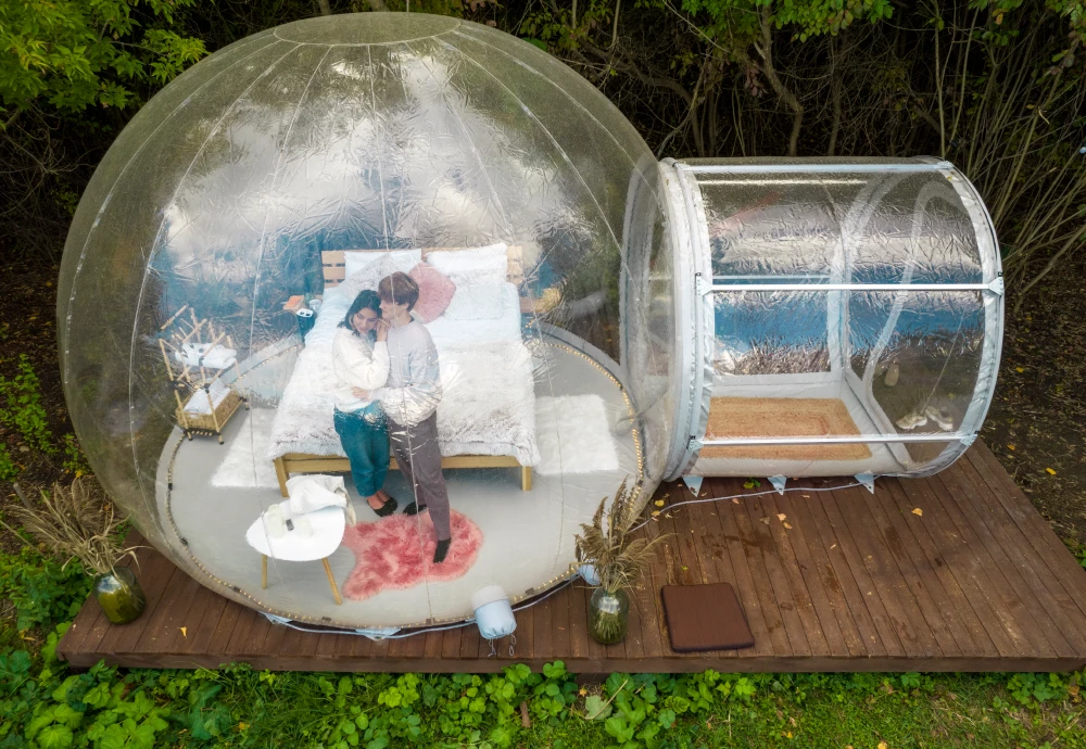 transparent inflatable bubble tent