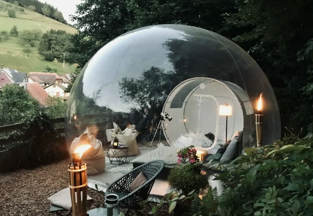 crystal bubble tent